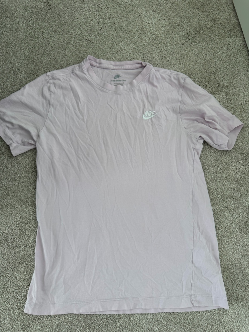 Nike Men's Light pink/Lavender Crew Neck T-Shirt